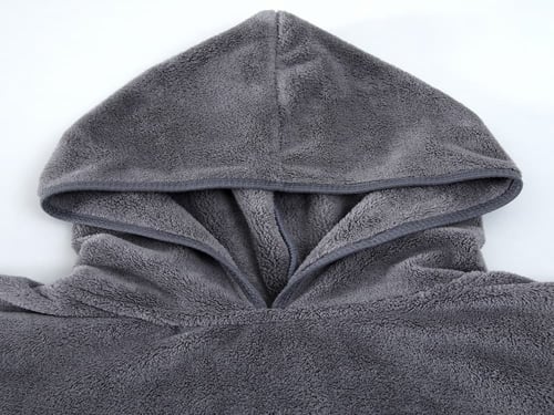 روب أطفال زراير مقاس 3/4 سنوات لون رمادي