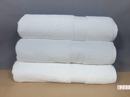 منشفة فندقية أبيض 90*180 cm وزن 850 جرام قطعة واحد...