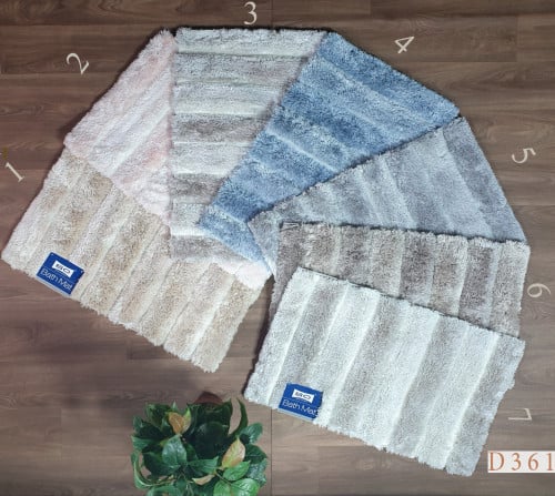 سجادة أرضية فرو ومايكروفايبر 100% مقاس 50*80 cm