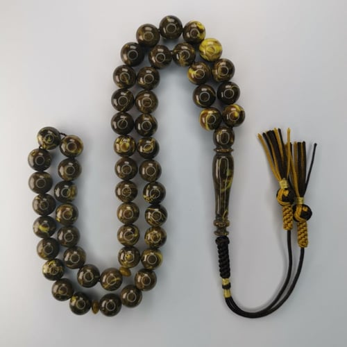 بكلايت بني مموج أصفر