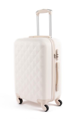 طقم شنط سفر مكون من 6 حقائب أمتعة لون بيج