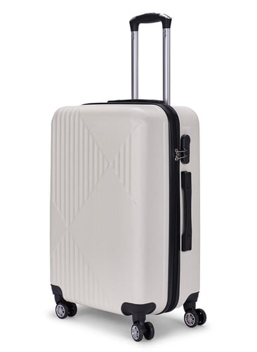 طقم شنط سفر 3 قطع من ليمرا لون بيج / اسود