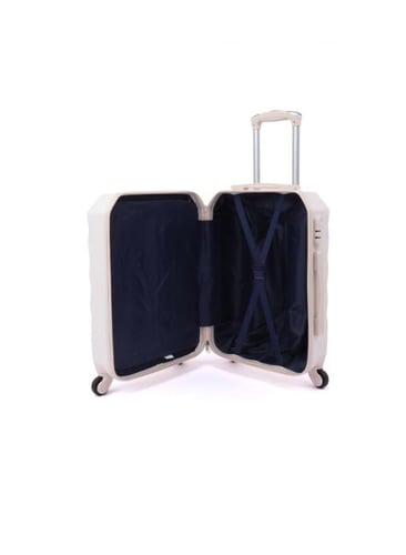 شنطة سفر مقاس 20 بوصة مخصصة لقمرة الطيارة لون بيج