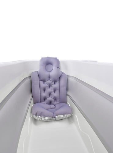 بانيو متنقل قابل للطي مع جهاز ترمومتر و مخدة اسفنج...