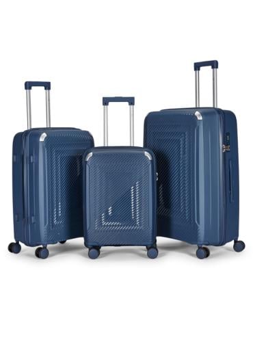 LIMRA TROLY طقم شنط سفر 3 قطع بولي بروبلين PP مقاو...