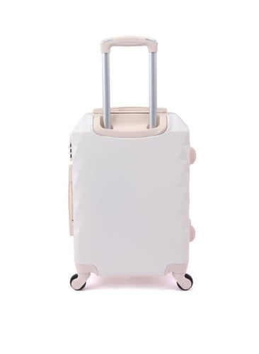 شنطة سفر مقاس 20 بوصة مخصصة لقمرة الطيارة لون بيج