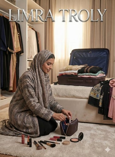 LIMRA TROLY طقم شنط سفر بولي بروبلين PP 4 قطع – مق...