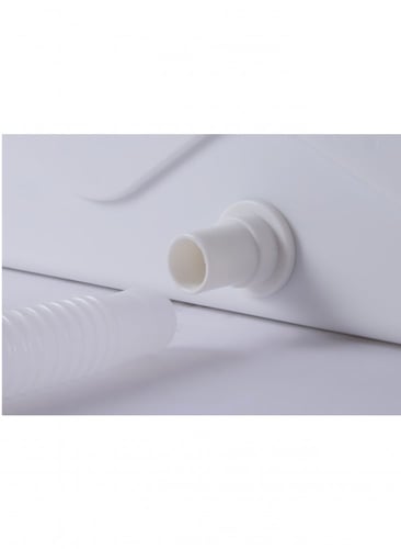 بانيو متنقل قابل للطي مع مخدة اسفنج رمادي