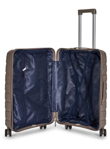 طقم شنط سفر مكون من 4 حقائب مقاوم للكسر كاكي