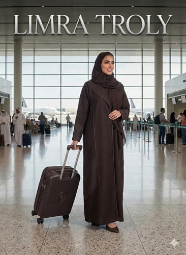 LIMRA TROLY طقم شنط سفر بولي بروبلين PP 4 قطع – مق...