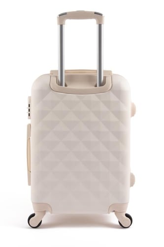 طقم شنط سفر مكون من 6 حقائب أمتعة لون بيج