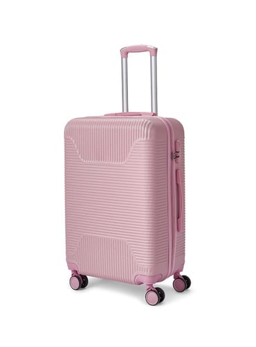 طقم شنط سفر مكون من 5 حقائب أمتعة لون وردي