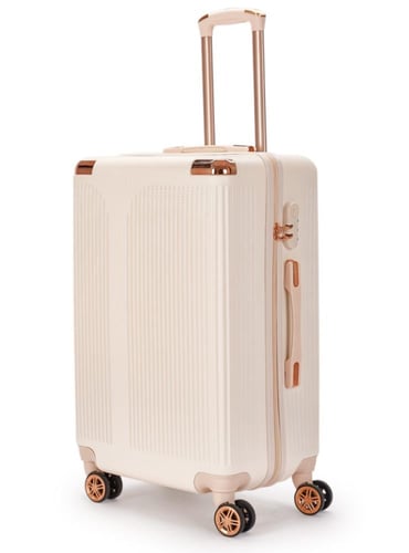 طقم شنط سفر مكون من 5 حقائب لون بيج