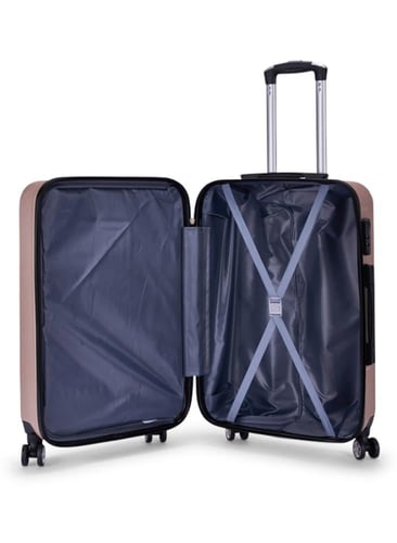 طقم شنط سفر 3 قطع من ليمرا لون ذهبي