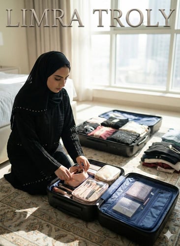 طقم حقائب سفر 4 قطع من مادة البولي بروبلين (PP) -...