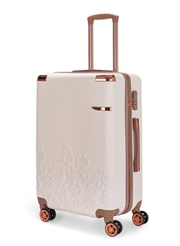 طقم شنط سفر مكون من 5 حقائب من ليمرا لون بيج\ذهبي