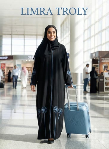 LIMRA TROLY طقم شنط سفر بولي بروبلين PP 4 قطع – مق...