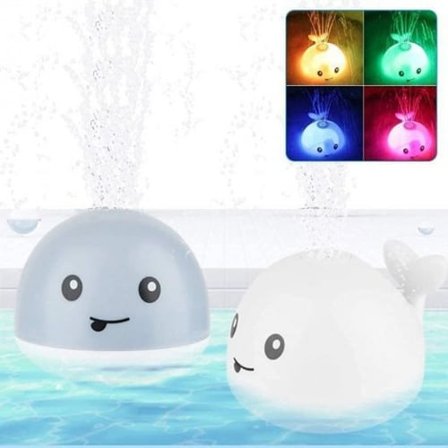 نافورة السمكة المضيئة المتحركة للبانيو |