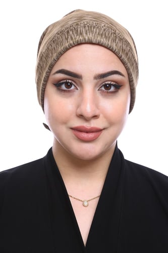 توربان BL القطني المخطط أناقة عصرية وراحة يومية