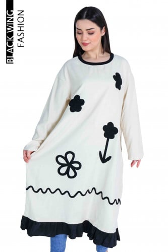 فستان محبوك كم طويل