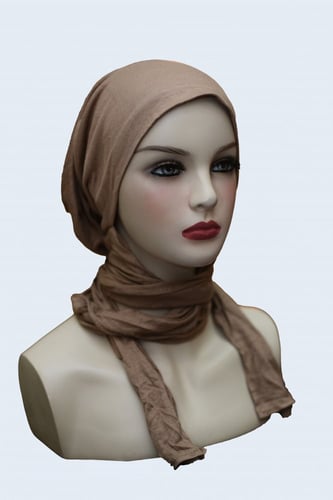 توربان بحامل شعر مع سكارف من بلاك وينج - أناقة عمل...