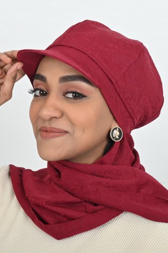 كاب مع سكارف من بلاك وينج: أناقة متكاملة بتصميم فر...