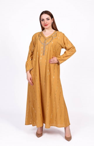 جلابية أنيقة شغل يد مميز من بلاك وينج