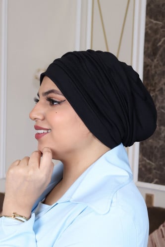 توربان قطعتين بإغلاق لصق من بلاك وينج – أناقة الأس...