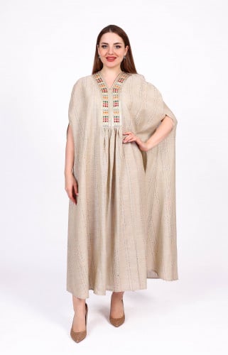 جلابية أنيقة بتصميم ناعم