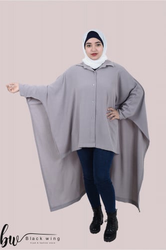 بلوزة من بلاك وينج بقصة واسعة