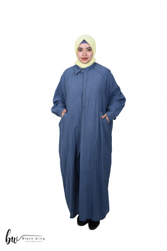 عباية من بلاك وينج أنيقة سادة