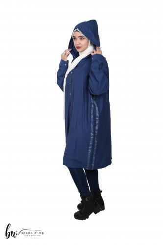 بلوزة قطن متوسط بغطاء رأس من بلاك وينج