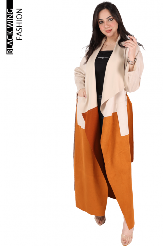 عباية بتنسيق أنيق ضمن المجموعة الشتوية