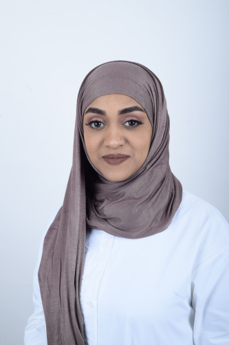 حجاب المخنق الذكي من قماش قطن الاسترتش – الحل العم...