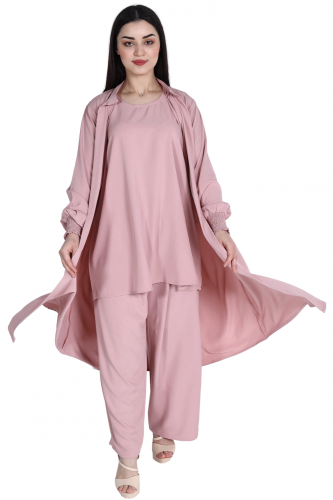 طقم جاكيت عملي كم مزموم