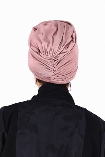 توربان آسيا بقماش قطن وردي غامق مخطط من Black Wing...