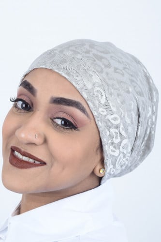 توربان بحامل شعر من قماش دانتيل مبطن من بلاك وينج:...