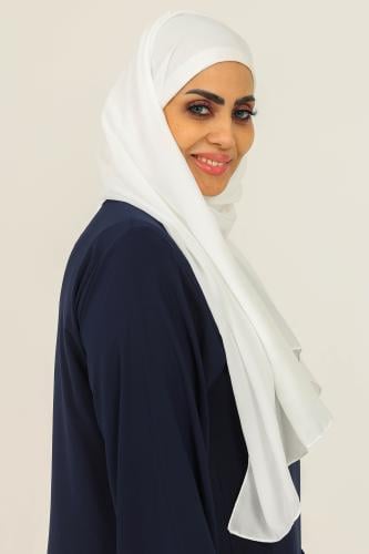 طرحة شيفون موصولة مع بونيه ربط – الأناقة والراحة ف...