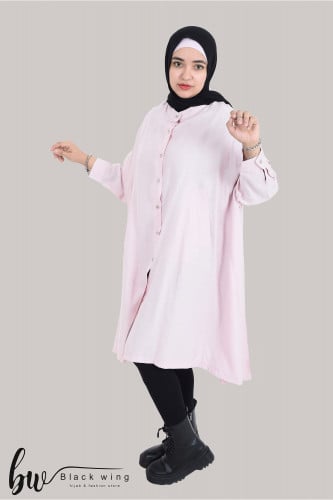 بلوزة قطن بقصة واسعة من بلاك وينج