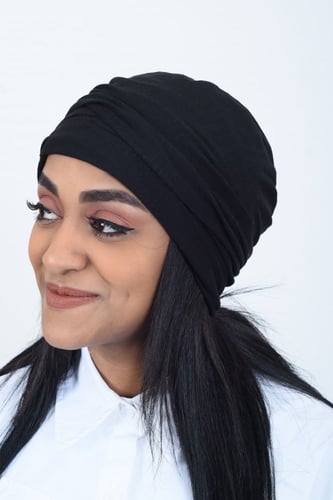 توربان آسيا متعدد الثنيات من بلاك وينج الأناقة وال...