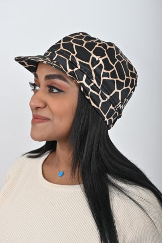 كاب كاجوال مشجر ساتان من بلاك وينج تصميم أنيق يناس...