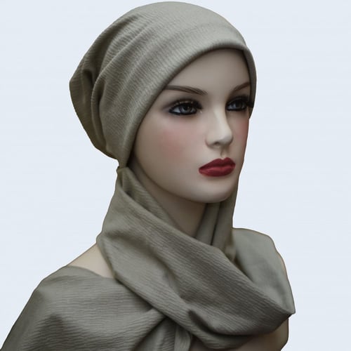 توربان بحامل شعر مع سكارف من بلاك وينج – لأناقة يو...