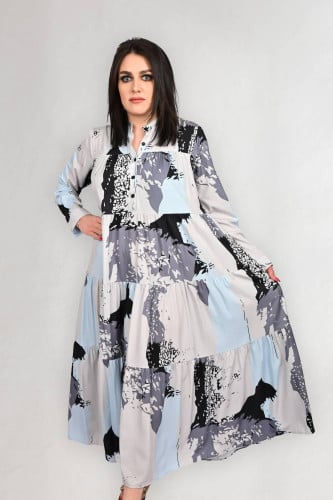 فستان ميدي مطبوع