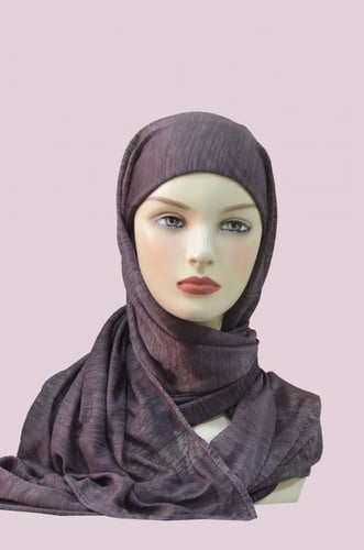 حجاب قطن كلينكس ناعم موصول مع بونيه مربع – الحل ال...