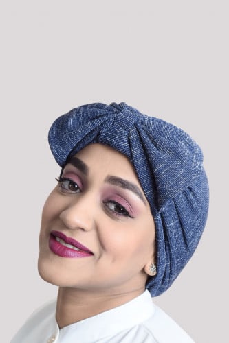 توربان بعقدة مع فيونكة 2 في 1 - تصميم متكامل يبرز...