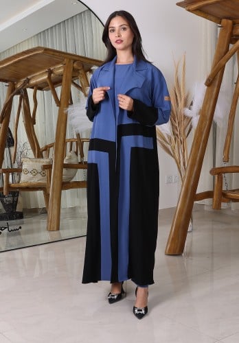 طقم عباية ثلاث قطع من بلاك وينج | بلوزة - بنطلون -...