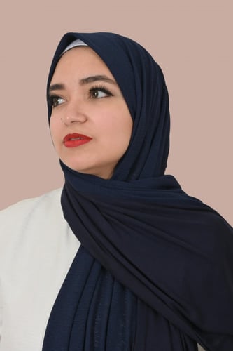 حجاب دبل فيس قطن وشاش من بلاك وينج - توازن بين الر...