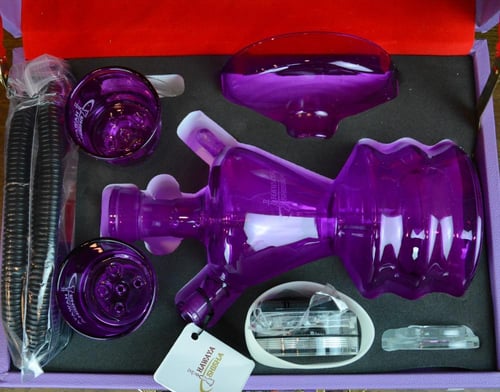 شيشة قزاز ملون مع انارة BS.430