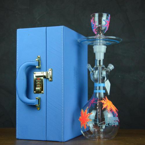 شيشة قزاز منقوش مع انارة