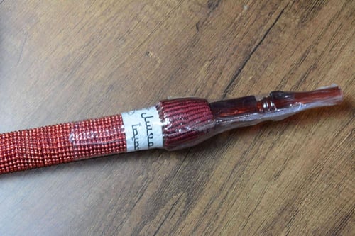 لي شيشة دبل نحاس بيت المعسل مطرز